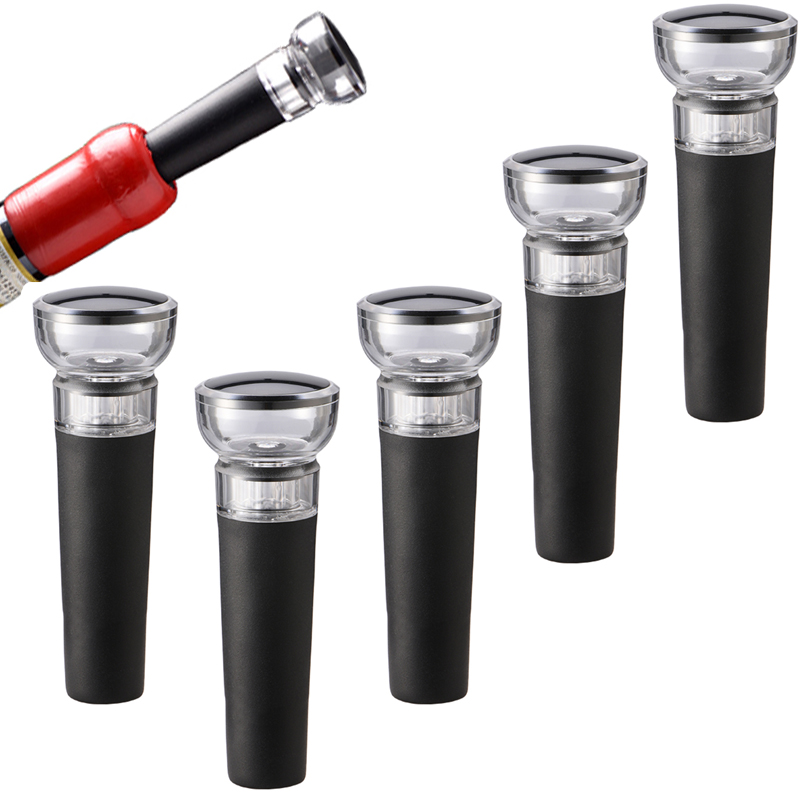 Beer Wine Hobby - 5PC Czarna pompa próżniowa Wielokrotnego użytku
